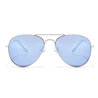 JRS by Coolwinks S20B5679 Blue Tinted Pilot Sunglasses for Men and Women