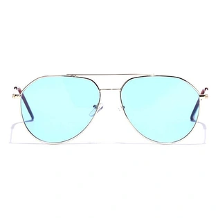 JRS by Coolwinks S59A5953 Blue Tinted Pilot Sunglasses for Men and Women