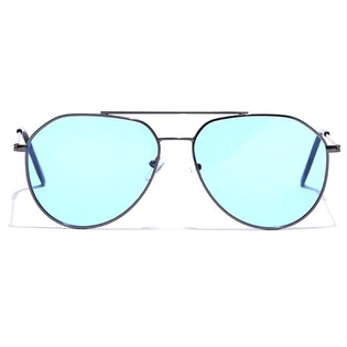 JRS by Coolwinks S59C5953 Blue Tinted Pilot Sunglasses for Men and Women