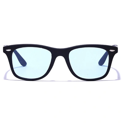 JRS by Coolwinks S20A6346 Blue Tinted Retro Square Sunglasses for Men and Women