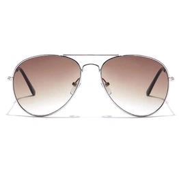 JRS by Coolwinks S15A5666 Brown Gradient Pilot Sunglasses for Men and Women