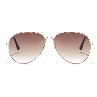 JRS by Coolwinks S15A5884 Brown Gradient Pilot Sunglasses for Men and Women