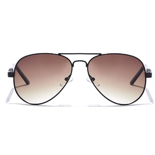 JRS by Coolwinks S15A5968 Brown Gradient Pilot Sunglasses for Men and Women