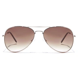 JRS by Coolwinks S15A6010 Brown Gradient Pilot Sunglasses for Men and Women