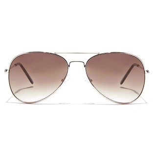 JRS by Coolwinks S15A6010 Brown Gradient Pilot Sunglasses for Men and Women