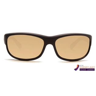 JRS by Coolwinks S12D4936 Brown Gradient Wraparound Sunglasses for Men and Women