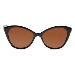 JRS by Coolwinks S15A5727 Brown Tinted Cateye Sunglasses for Women