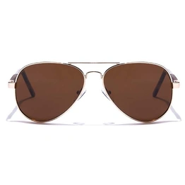 JRS by Coolwinks S15C5967 Brown Tinted Pilot Sunglasses for Men and Women