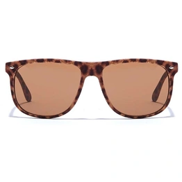 JRS by Coolwinks S15A6398 Brown Tinted Retro Square Sunglasses for Men and Women