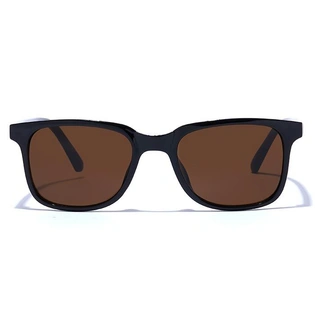 JRS by Coolwinks S15B5925 Brown Tinted Retro Square Sunglasses for Men and Women