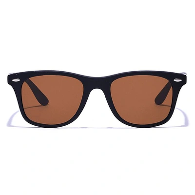 JRS by Coolwinks S15B6344 Brown Tinted Retro Square Sunglasses for Men and Women