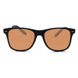 JRS by Coolwinks S15C6374 Brown Tinted Retro Square Sunglasses for Men and Women