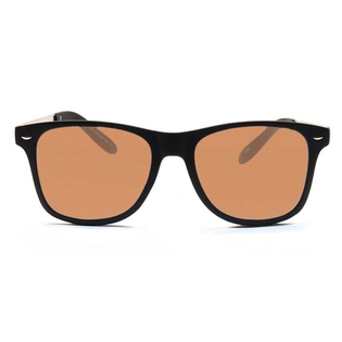 JRS by Coolwinks S15C6374 Brown Tinted Retro Square Sunglasses for Men and Women