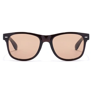 JRS by Coolwinks S15C6516 Brown Tinted Retro Square Sunglasses for Men and Women