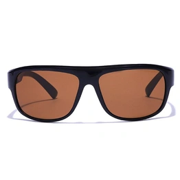 JRS by Coolwinks S15C6336 Brown Tinted Wraparound Sunglasses for Men and Women