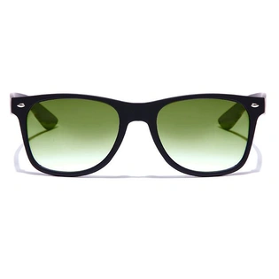 JRS by Coolwinks S35C6550 Green Gradient Retro Square Sunglasses for Men and Women