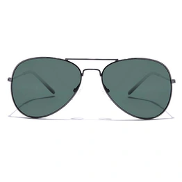 JRS by Coolwinks S35C6011 Green Tinted Pilot Sunglasses for Men and Women