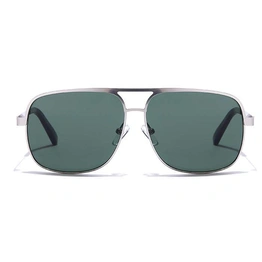 JRS by Coolwinks S35A5646 Green Tinted Retro Square Sunglasses for Men and Women