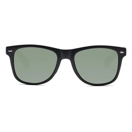 JRS by Coolwinks S35A5786 Green Tinted Retro Square Sunglasses for Men and Women