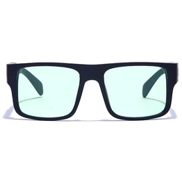 JRS by Coolwinks S35A6342 Green Tinted Retro Square Sunglasses for Men and Women