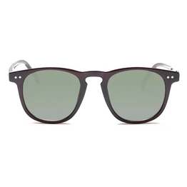 JRS by Coolwinks S35B5765 Green Tinted Retro Square Sunglasses for Men and Women