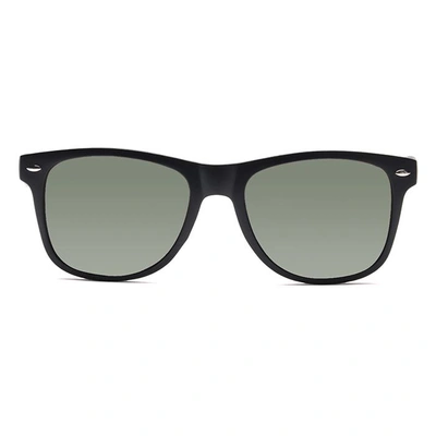 JRS by Coolwinks S35B5786 Green Tinted Retro Square Sunglasses for Men and Women