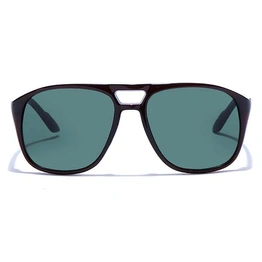 JRS by Coolwinks S35C5822 Green Tinted Retro Square Sunglasses for Men and Women