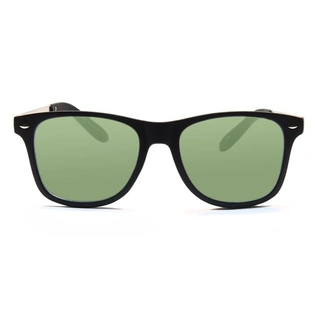 JRS by Coolwinks S35C6377 Green Tinted Retro Square Sunglasses for Men and Women