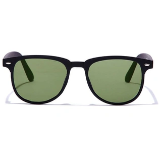 JRS by Coolwinks S35C6554 Green Tinted Retro Square Sunglasses for Men and Women