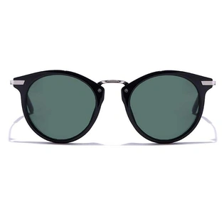 JRS by Coolwinks S35A5739 Green Tinted Round Sunglasses for Men and Women