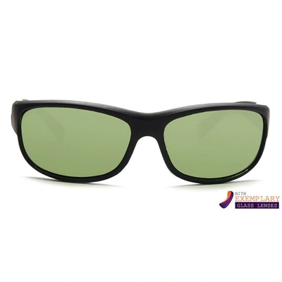 JRS by Coolwinks S25B4935 Green Tinted Wraparound Sunglasses for Men and Women