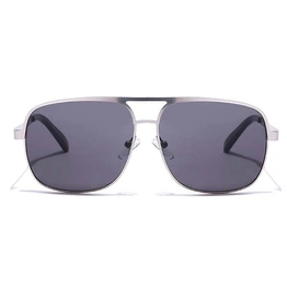 JRS by Coolwinks S16A5642 Grey Tinted Retro Square Sunglasses for Men and Women