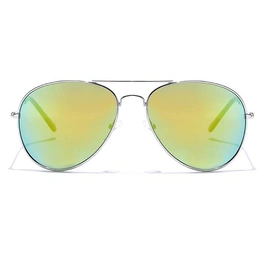 JRS by Coolwinks S15A5680 Multicolor Mirror Pilot Sunglasses for Men and Women