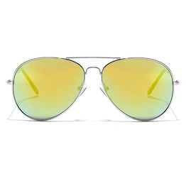 JRS by Coolwinks S15B5898 Multicolor Mirror Pilot Sunglasses for Men and Women