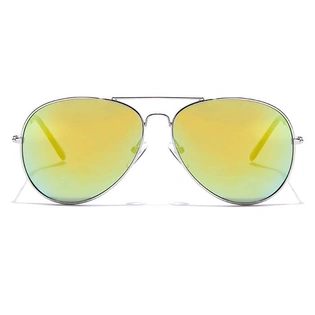 JRS by Coolwinks S15B5898 Multicolor Mirror Pilot Sunglasses for Men and Women