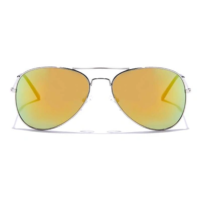 JRS by Coolwinks S15B6024 Multicolor Mirror Pilot Sunglasses for Men and Women