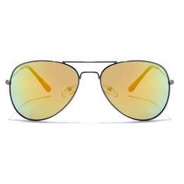 JRS by Coolwinks S15C6024 Multicolor Mirror Pilot Sunglasses for Men and Women