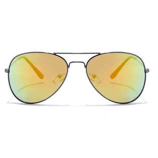 JRS by Coolwinks S15C6024 Multicolor Mirror Pilot Sunglasses for Men and Women