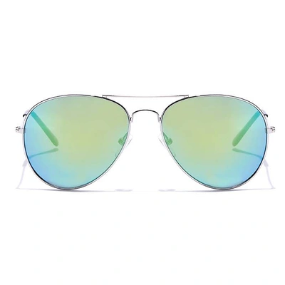 JRS by Coolwinks S25A5683 Multicolor Mirror Pilot Sunglasses for Men and Women