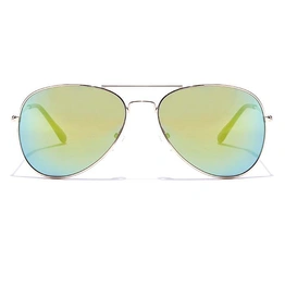 JRS by Coolwinks S25A6027 Multicolor Mirror Pilot Sunglasses for Men and Women