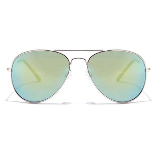 JRS by Coolwinks S25B5683 Multicolor Mirror Pilot Sunglasses for Men and Women