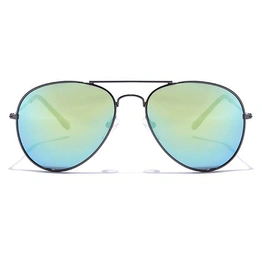 JRS by Coolwinks S25C5683 Multicolor Mirror Pilot Sunglasses for Men and Women