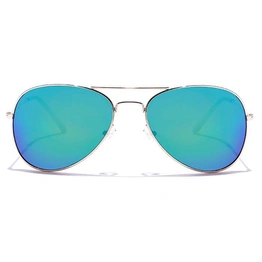 JRS by Coolwinks S35A6025 Multicolor Mirror Pilot Sunglasses for Men and Women