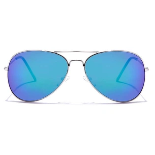 JRS by Coolwinks S35B6025 Multicolor Mirror Pilot Sunglasses for Men and Women