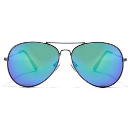 JRS by Coolwinks S35C5899 Multicolor Mirror Pilot Sunglasses for Men and Women