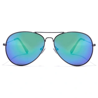 JRS by Coolwinks S35C5899 Multicolor Mirror Pilot Sunglasses for Men and Women