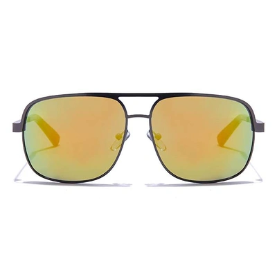 JRS by Coolwinks S15C5659 Multicolor Mirror Retro Square Sunglasses for Men and Women