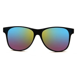 JRS by Coolwinks S67B5354 Multicolor Mirror Retro Square Sunglasses for Men and Women