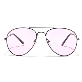 JRS by Coolwinks S23C5675 Pink Tinted Pilot Sunglasses for Men and Women