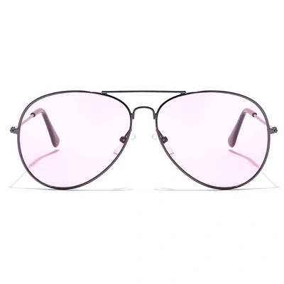 JRS by Coolwinks S23C5893 Pink Tinted Pilot Sunglasses for Men and Women